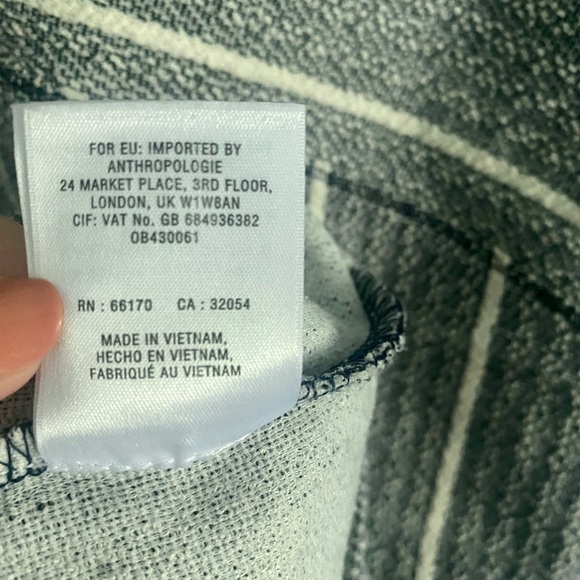 Anthropologie Maeve Wrapped Striped Column Dress - Picture 7 of 8